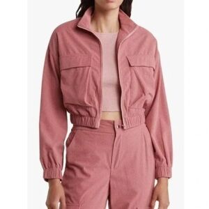 Area Star - Women's Pink Cropped Jacket